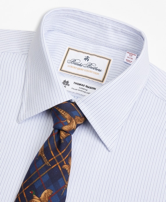 Luxury Collection Madison Classic-Fit Dress Shirt, Franklin Spread Collar Textured Stripe