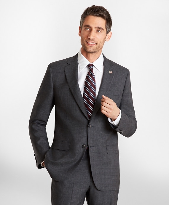 Madison Fit Plaid 1818 Suit