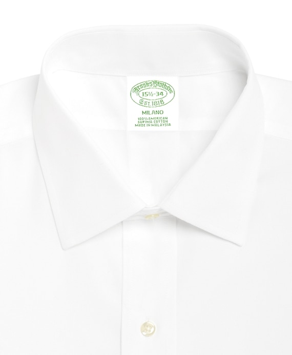 Milano Slim-Fit Dress Shirt, Spread Collar