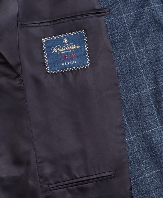 Regent Fit Plaid 1818 Suit