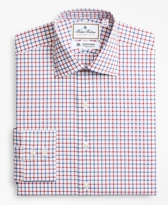 Luxury Collection Madison Classic-Fit Dress Shirt, Franklin Spread Collar Bold Windowpane