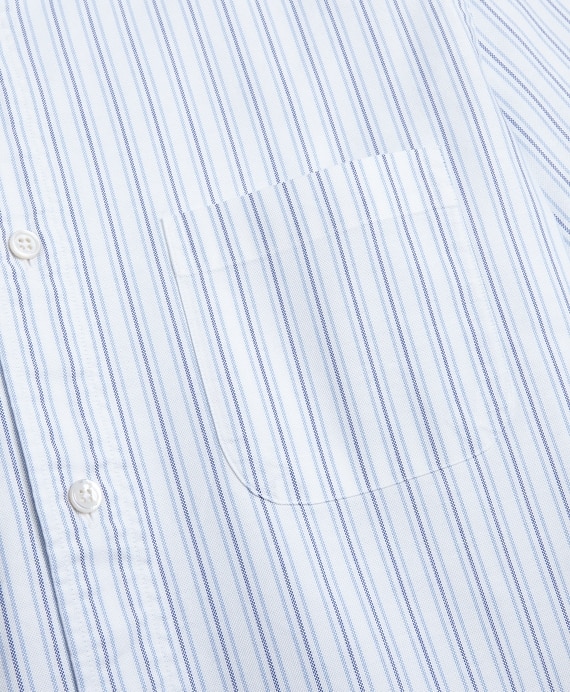 Regent Fit Oxford Double-Stripe Sport Shirt