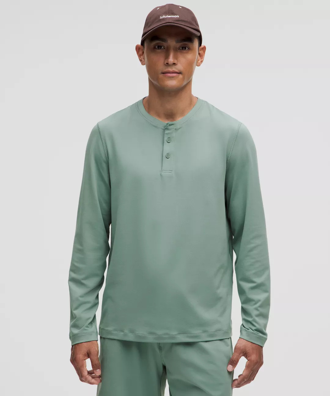 Soft Jersey Long-Sleeve Henley