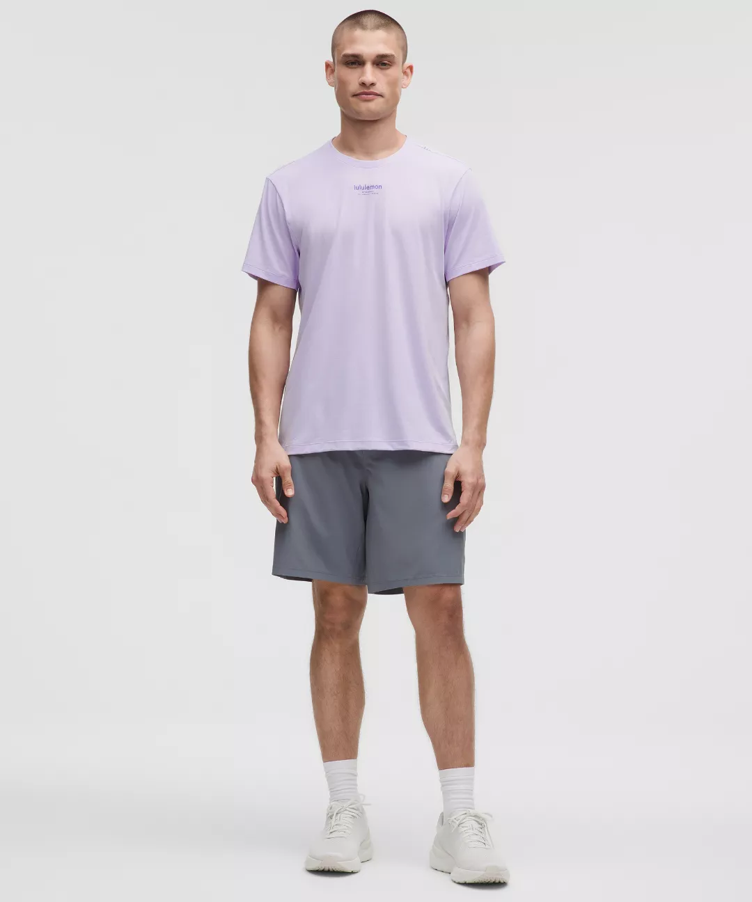 Lightweight Knit Workout Short-Sleeve Shirt