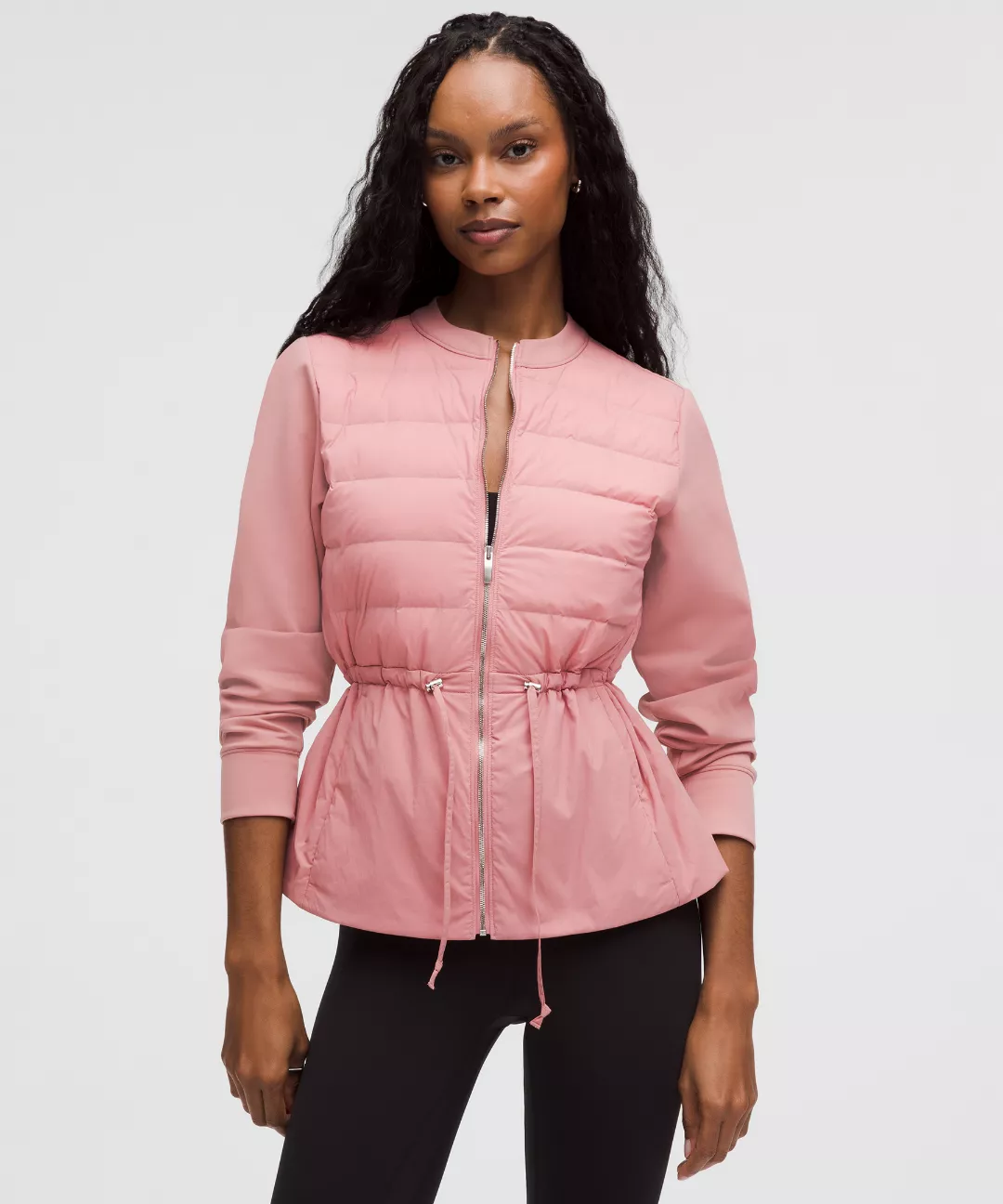 Down-Filled Cinch-Waist Jacket