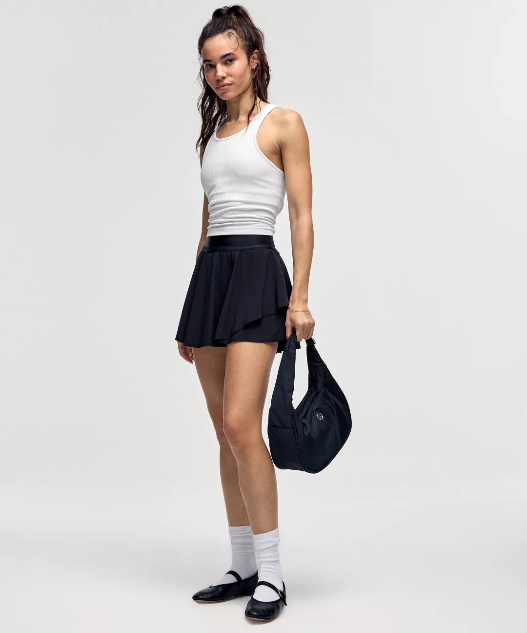 Ebb to Street Cropped Racerback Tank Top *Light Support, B/C Cup