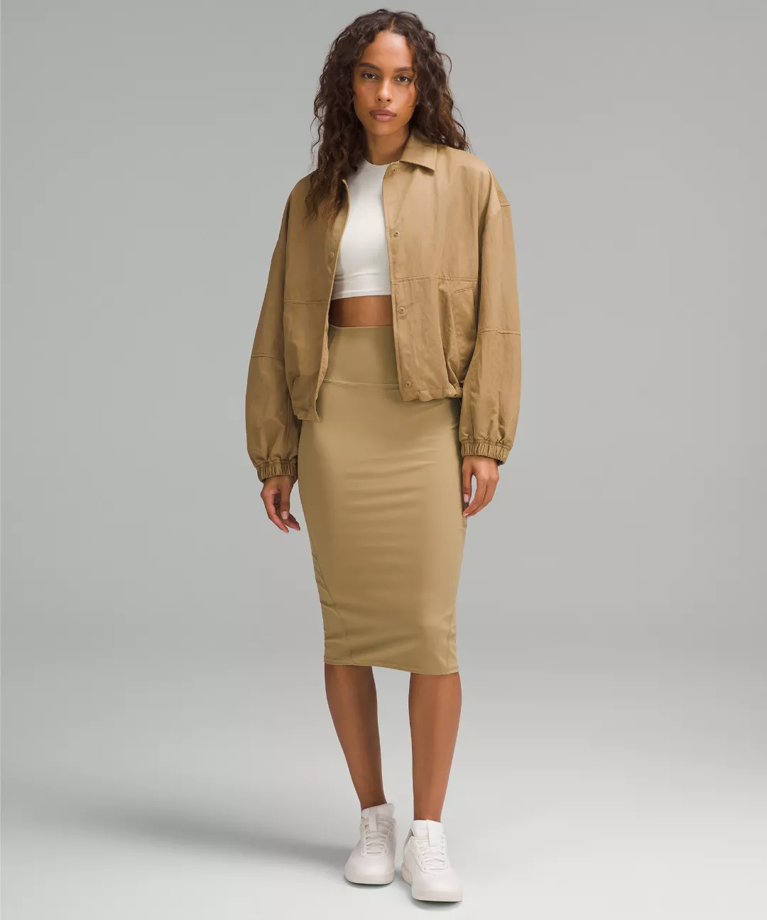 Nulu Slim-Fit High-Rise Skirt