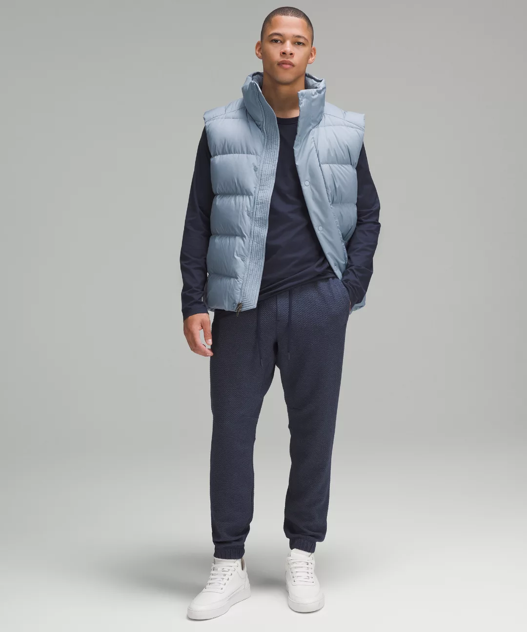 Textured Double-Knit Cotton Jogger *Regular