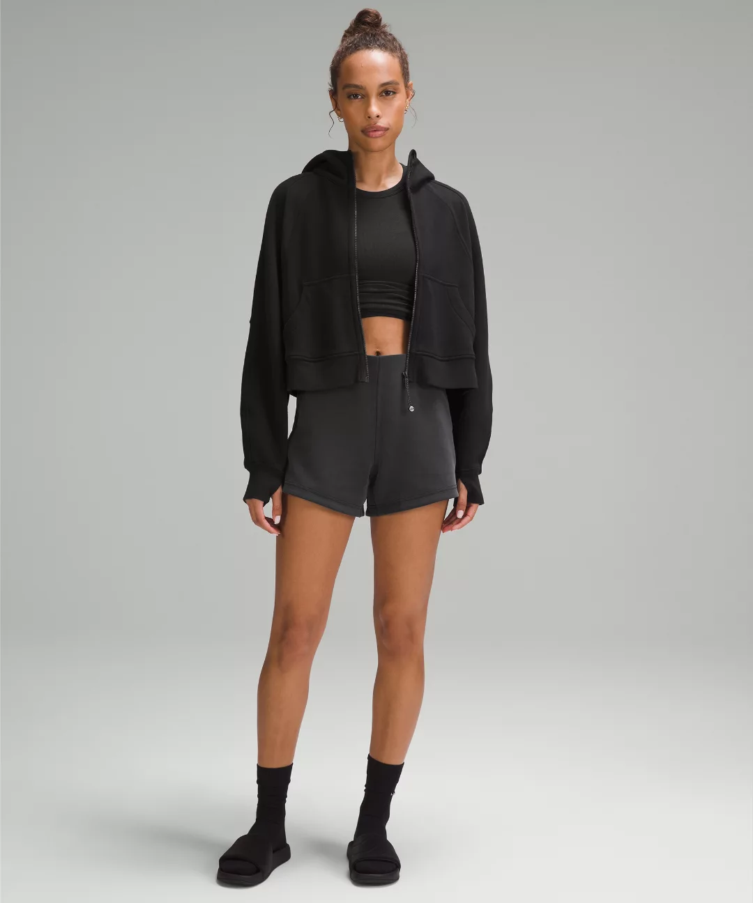 Softstreme Kick-Flare Mid-Rise Short 4"