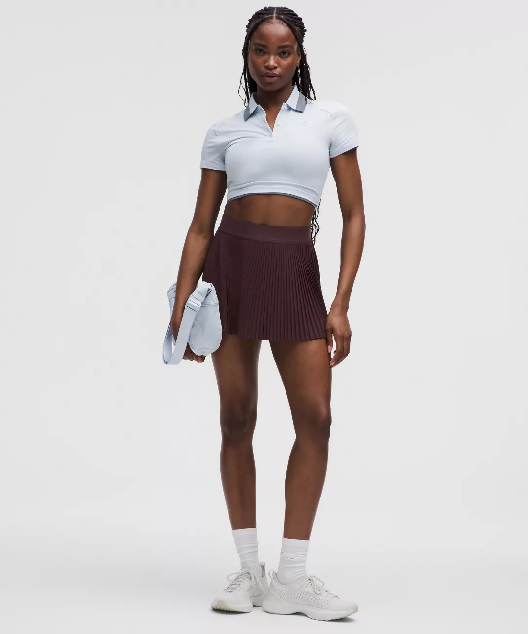 Varsity High-Rise Pleated Tennis Skirt
