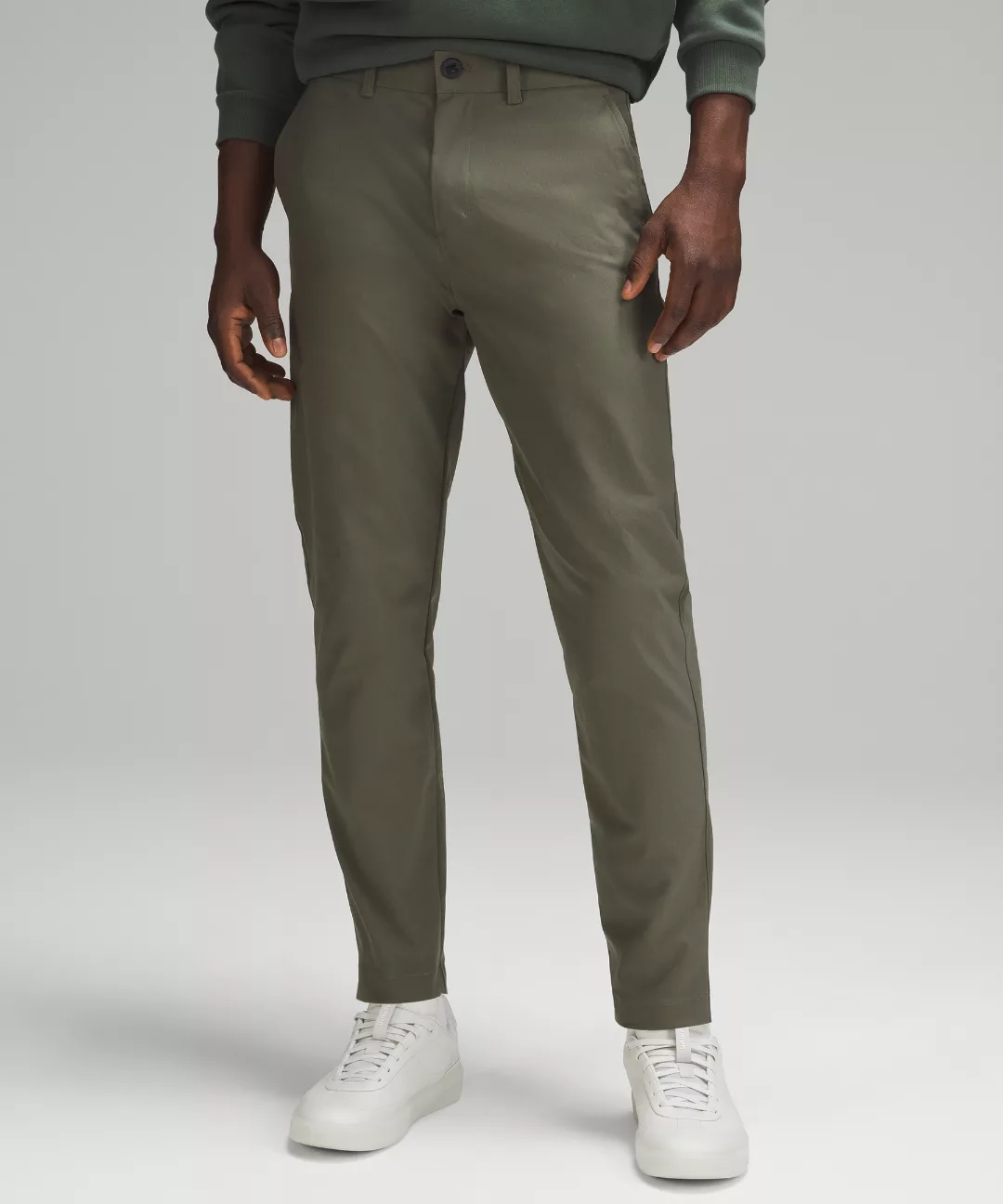 Slim-Tapered Smooth Twill Trouser *Cropped