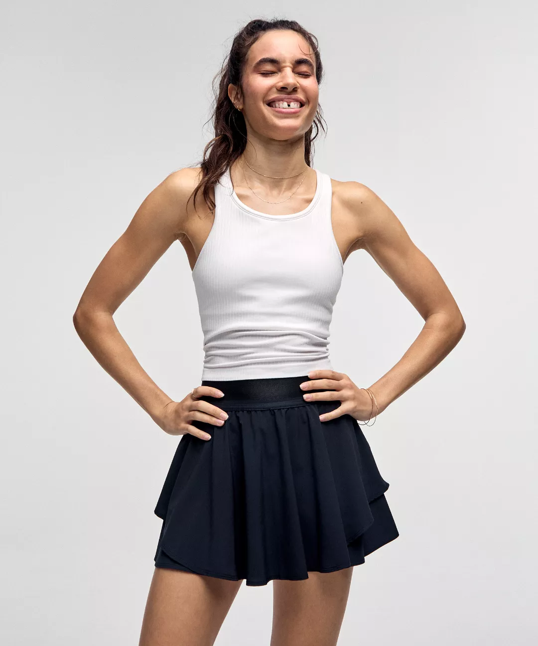 Ebb to Street Cropped Racerback Tank Top *Light Support, B/C Cup