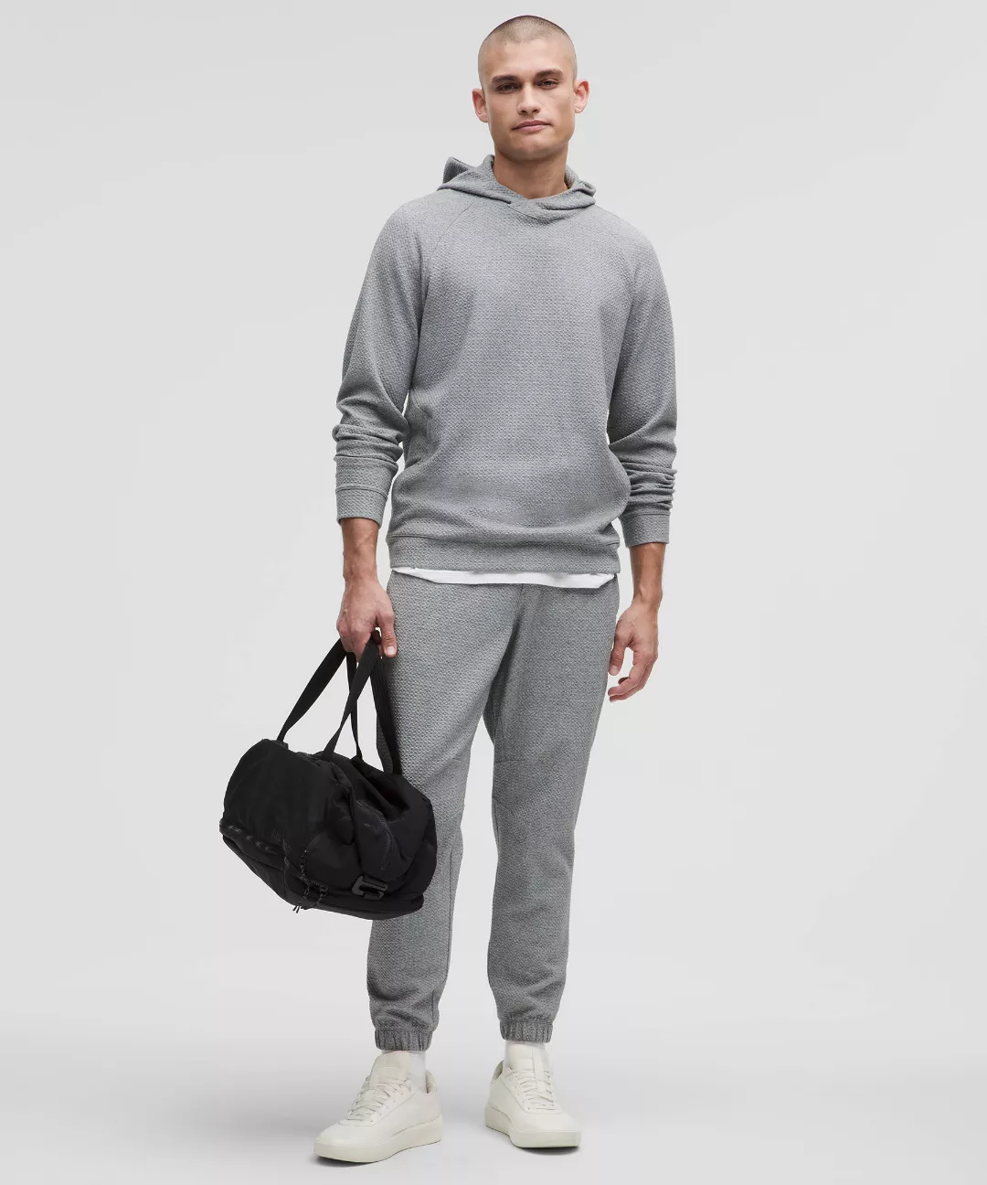 Textured Double-Knit Cotton Jogger *Shorter