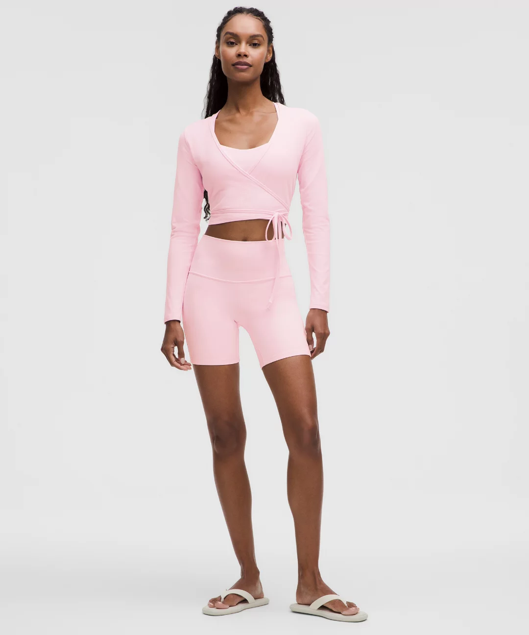 Nulu Long-Sleeve Cropped Wrap