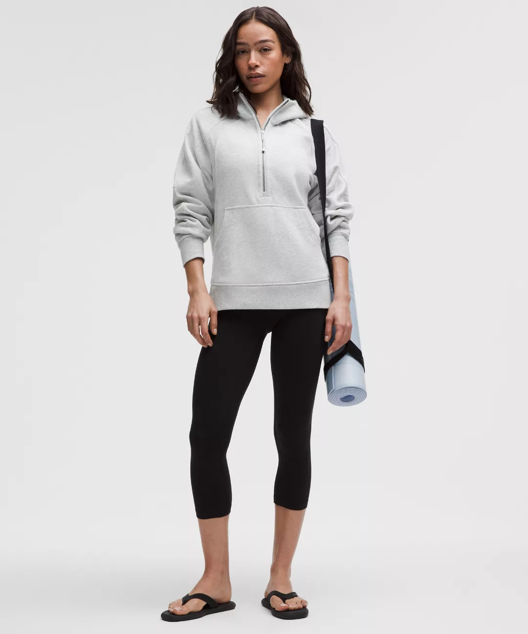 Scuba Oversized Half-Zip Hoodie *Long