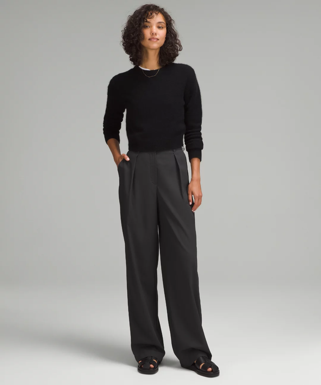 Pleat-Front High-Rise Trouser *Regular