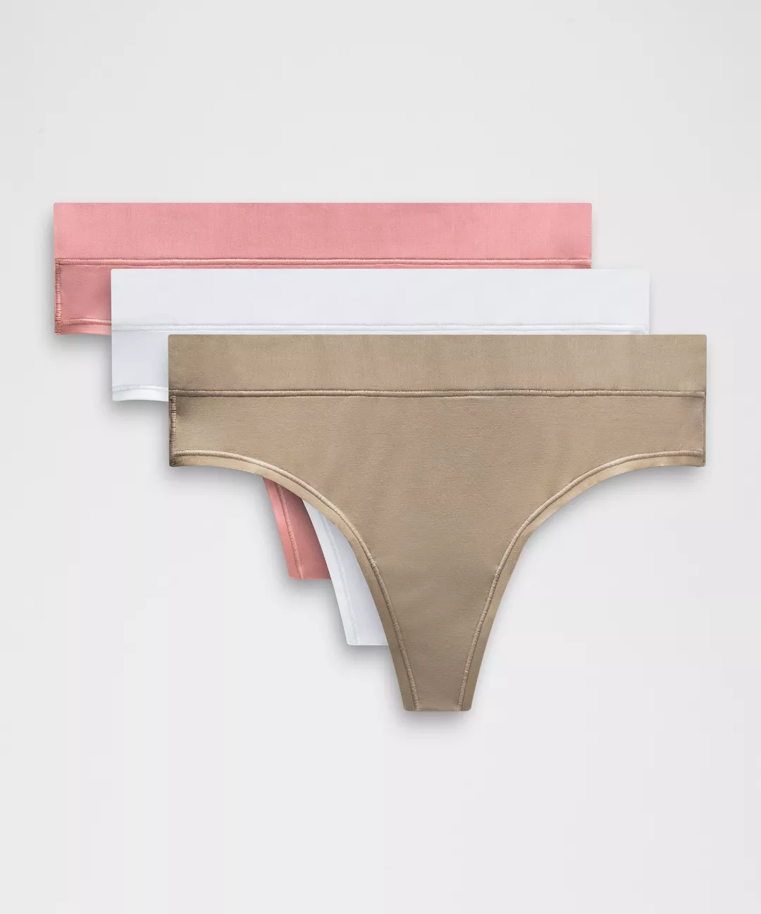 UnderEase High-Rise Thong Underwear *3 Pack