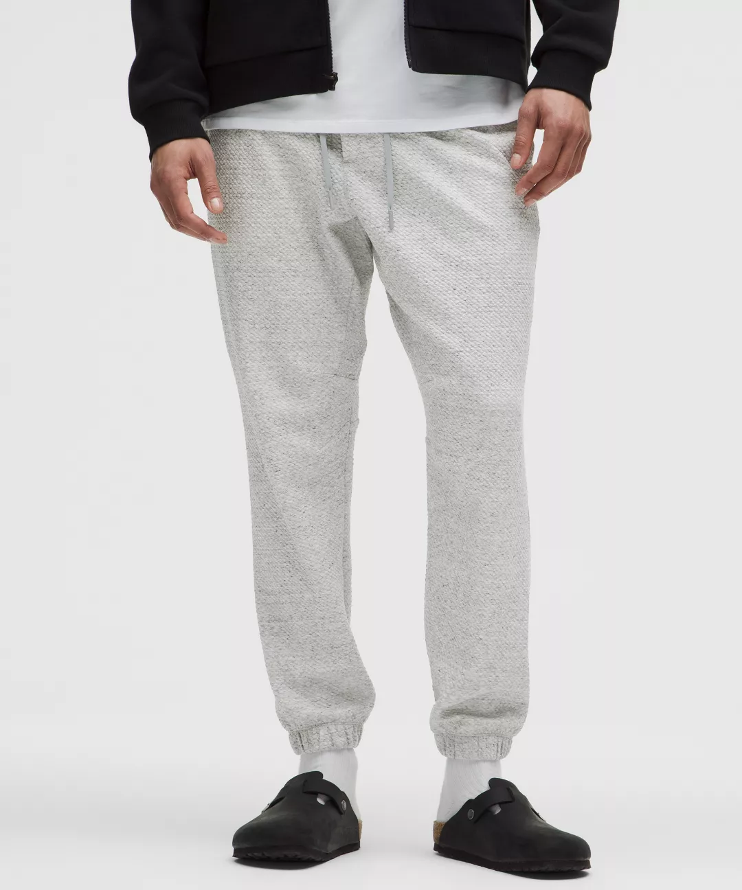 Textured Double-Knit Cotton Jogger *Tall