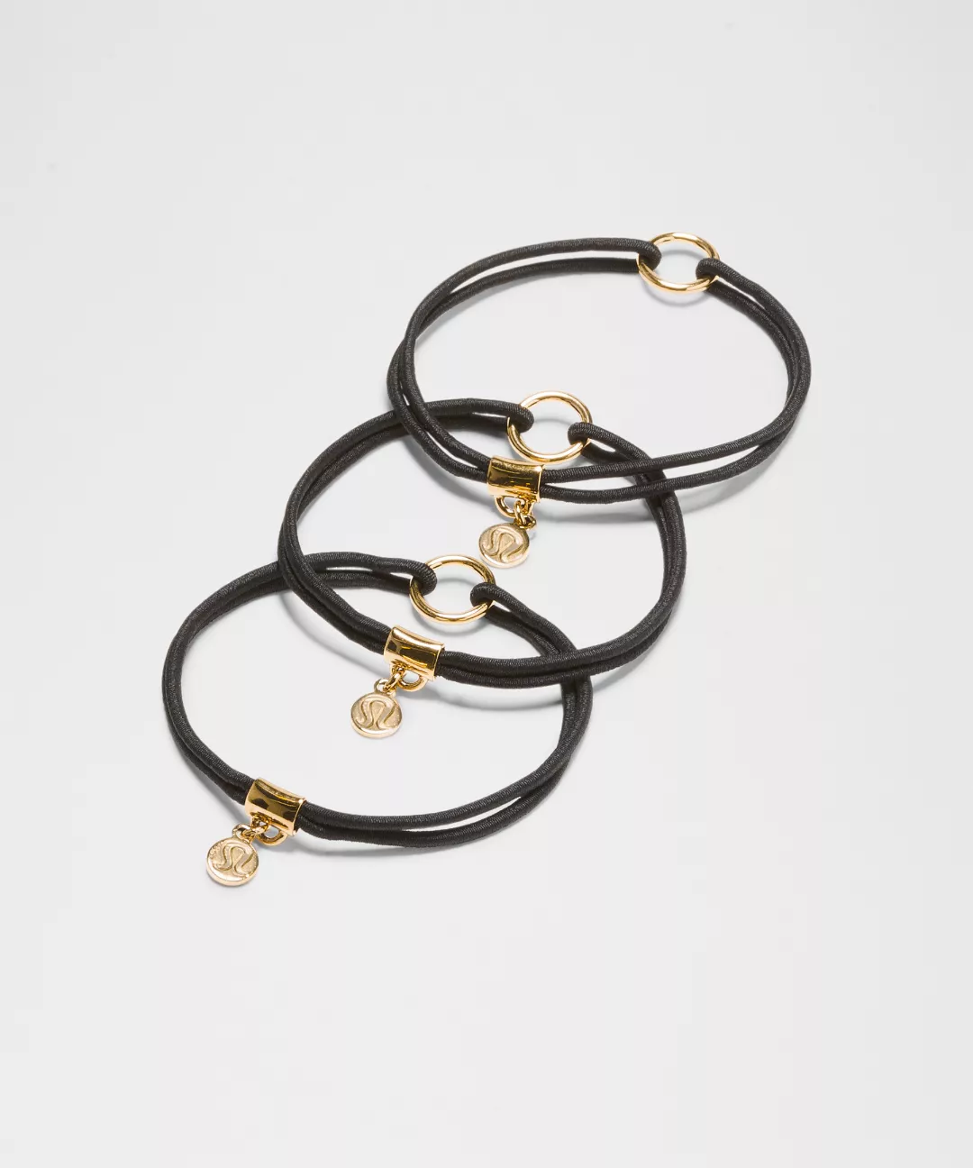Logo Charm Hair Ties *3 Pack