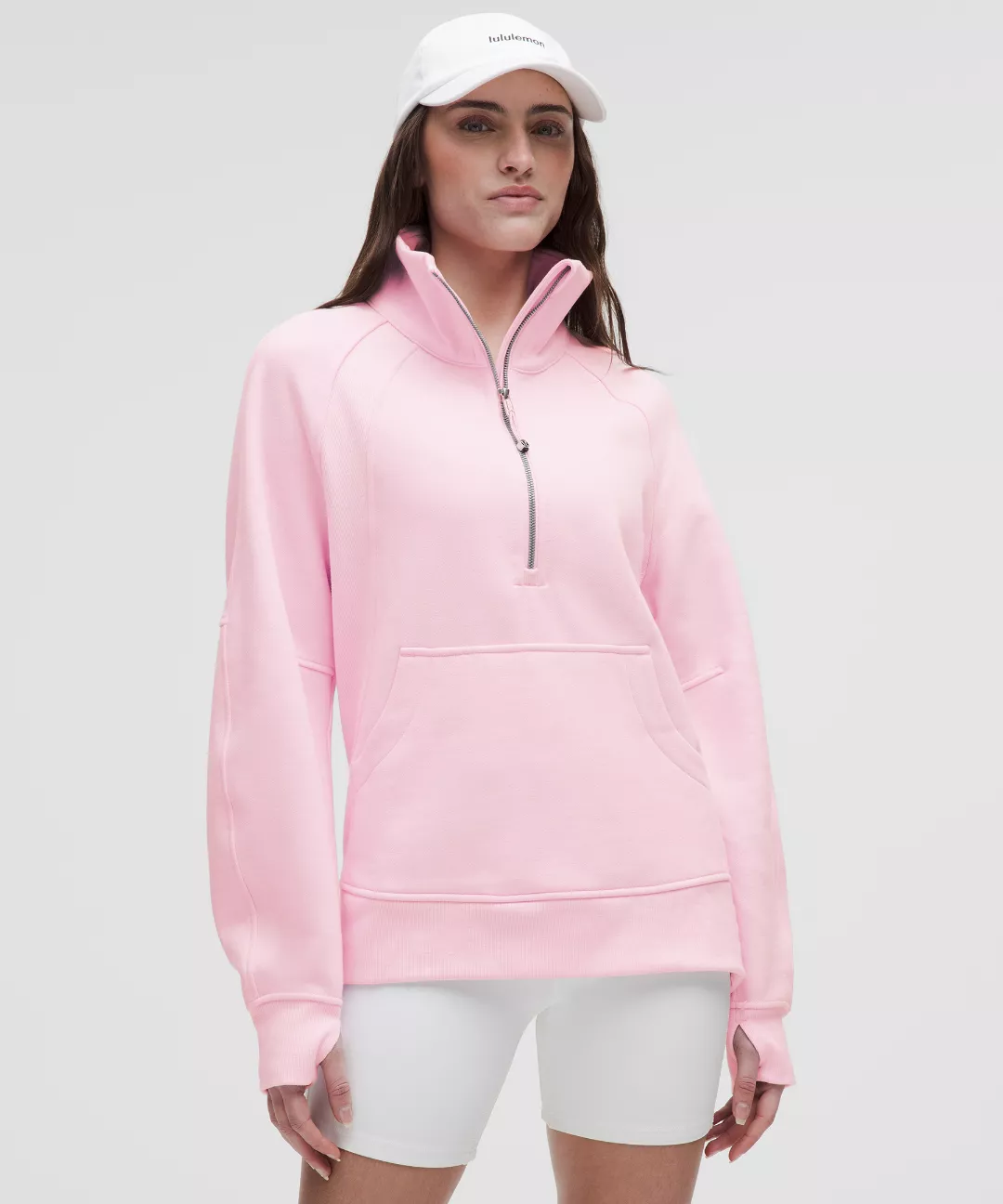 Scuba Oversized Funnel-Neck Half Zip *Long