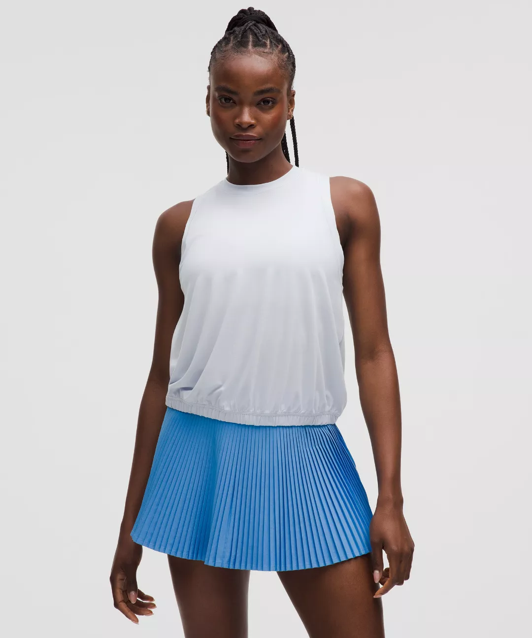 Jersey Training Elastic-Hem Tank Top