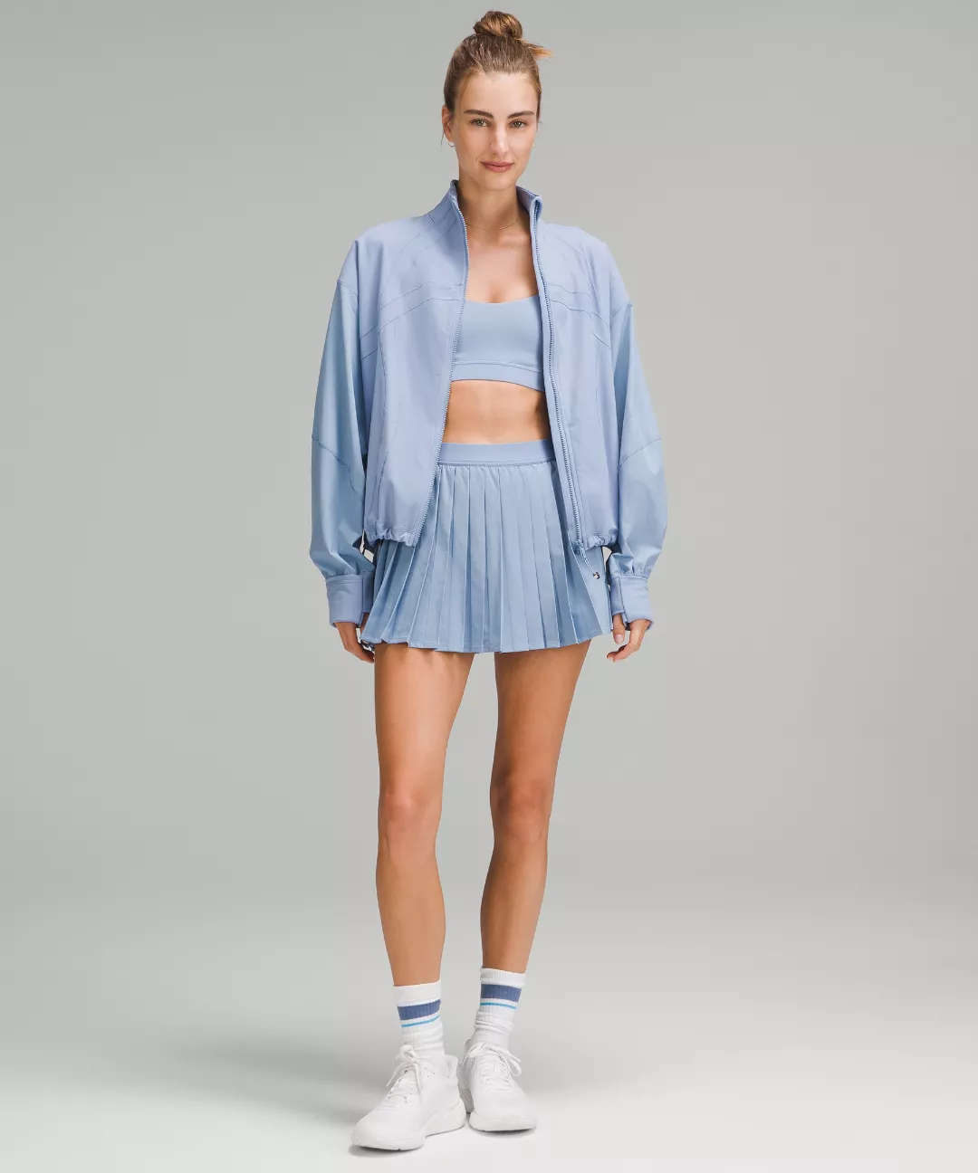 High-Rise Pleated Tennis Skirt