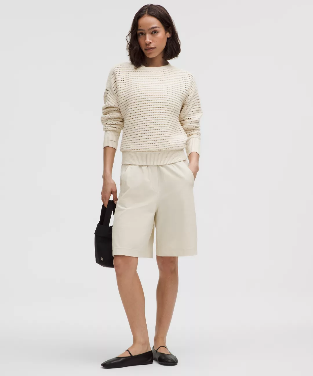 Cotton Crochet Pullover