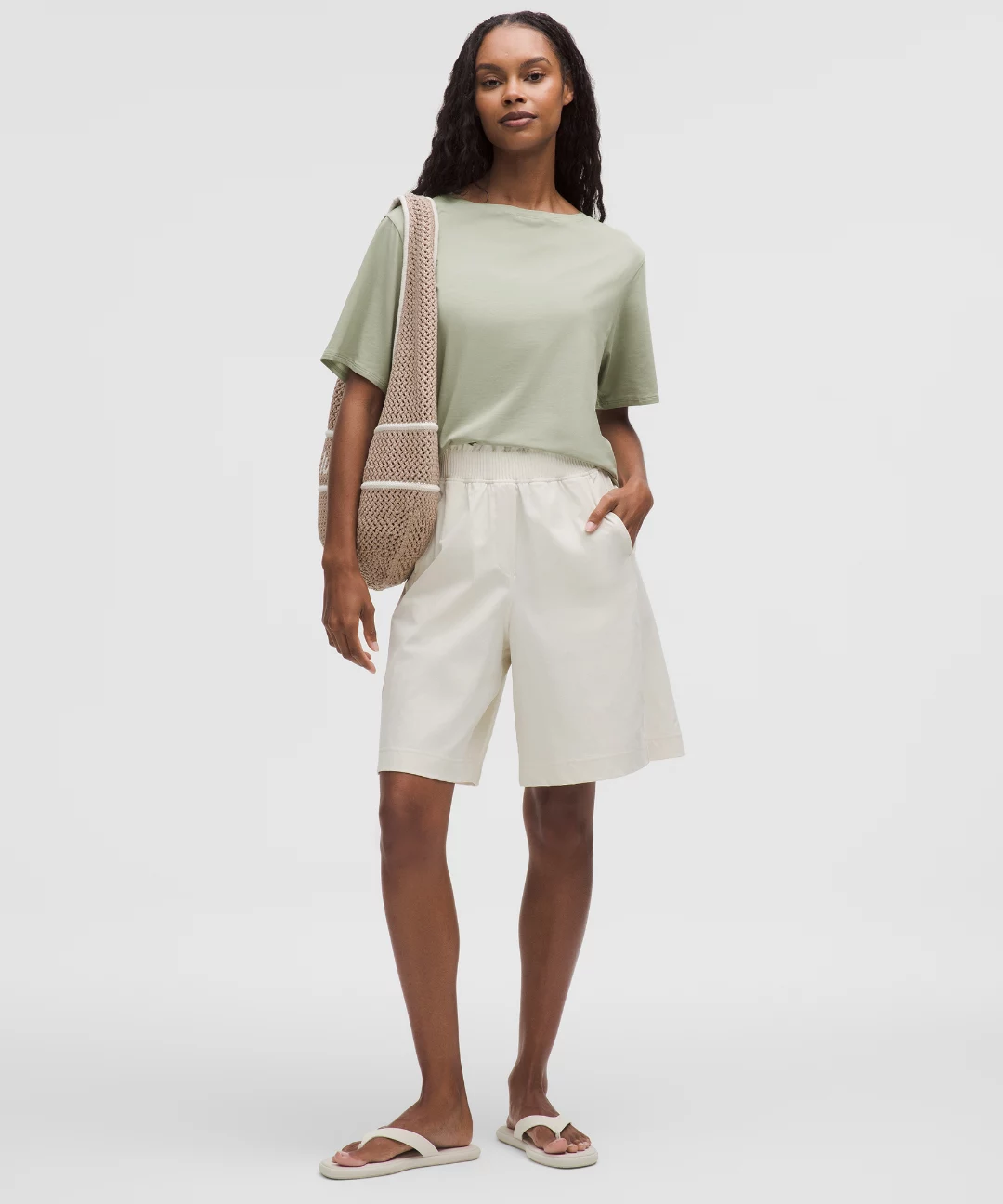 Relaxed-Fit Boatneck T-Shirt