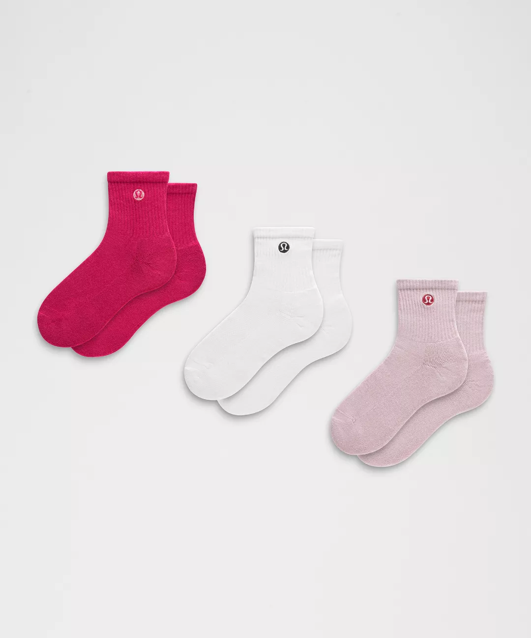Unisex Daily Essential Quarter Socks *3 Pack
