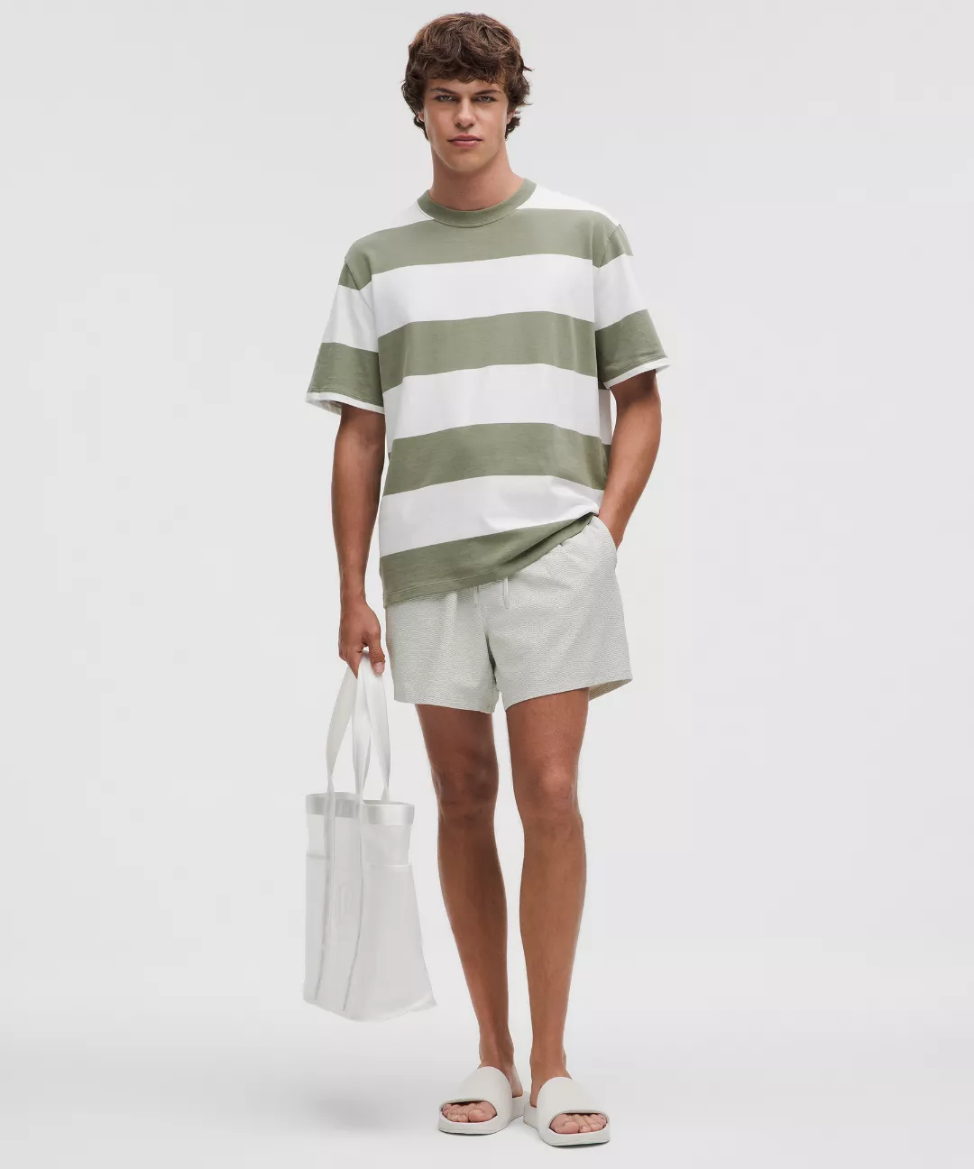 Textured Swim Short 5"