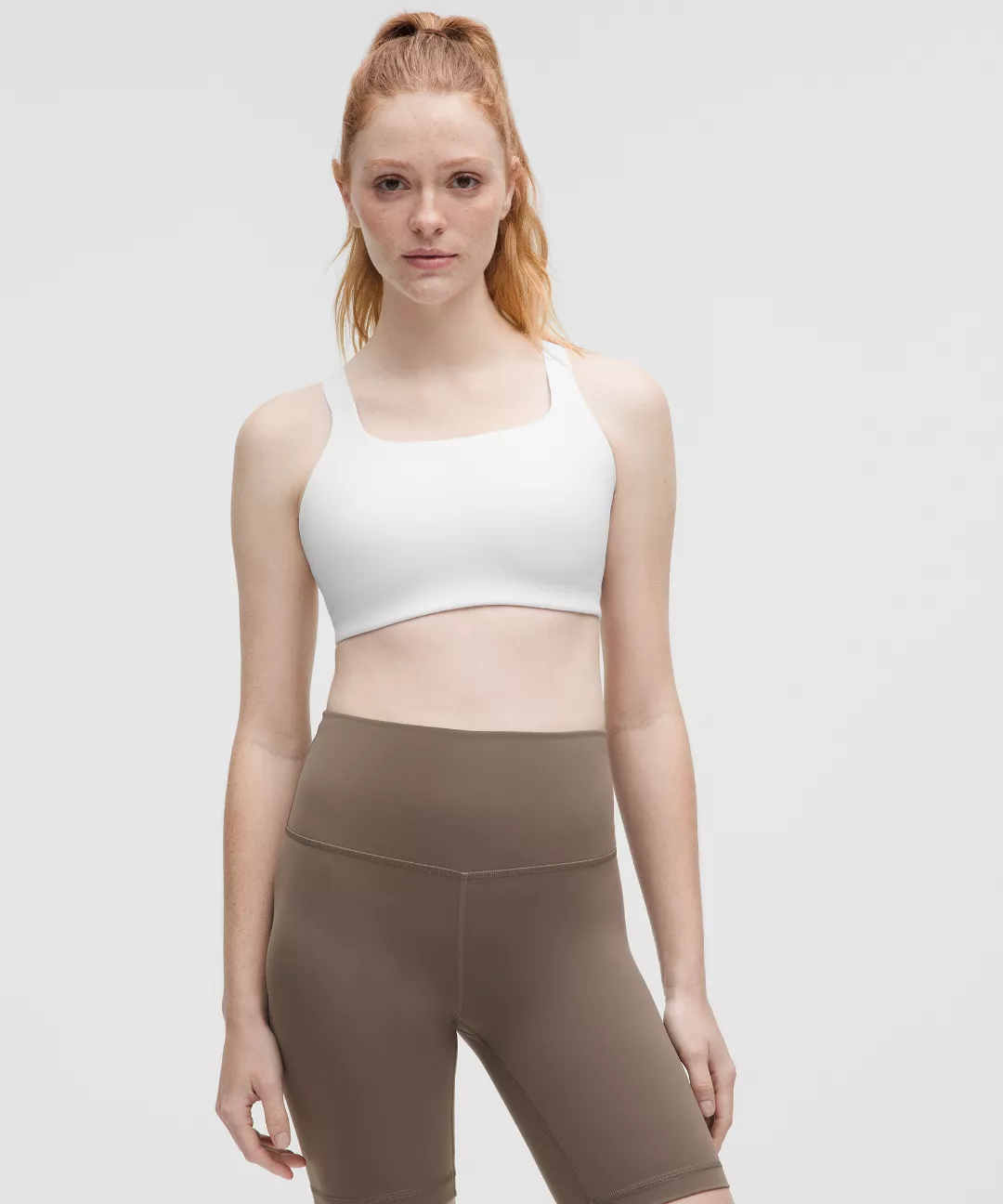 Ultralu Square-Neck Workout Bra *Medium Support, D/DD Cup
