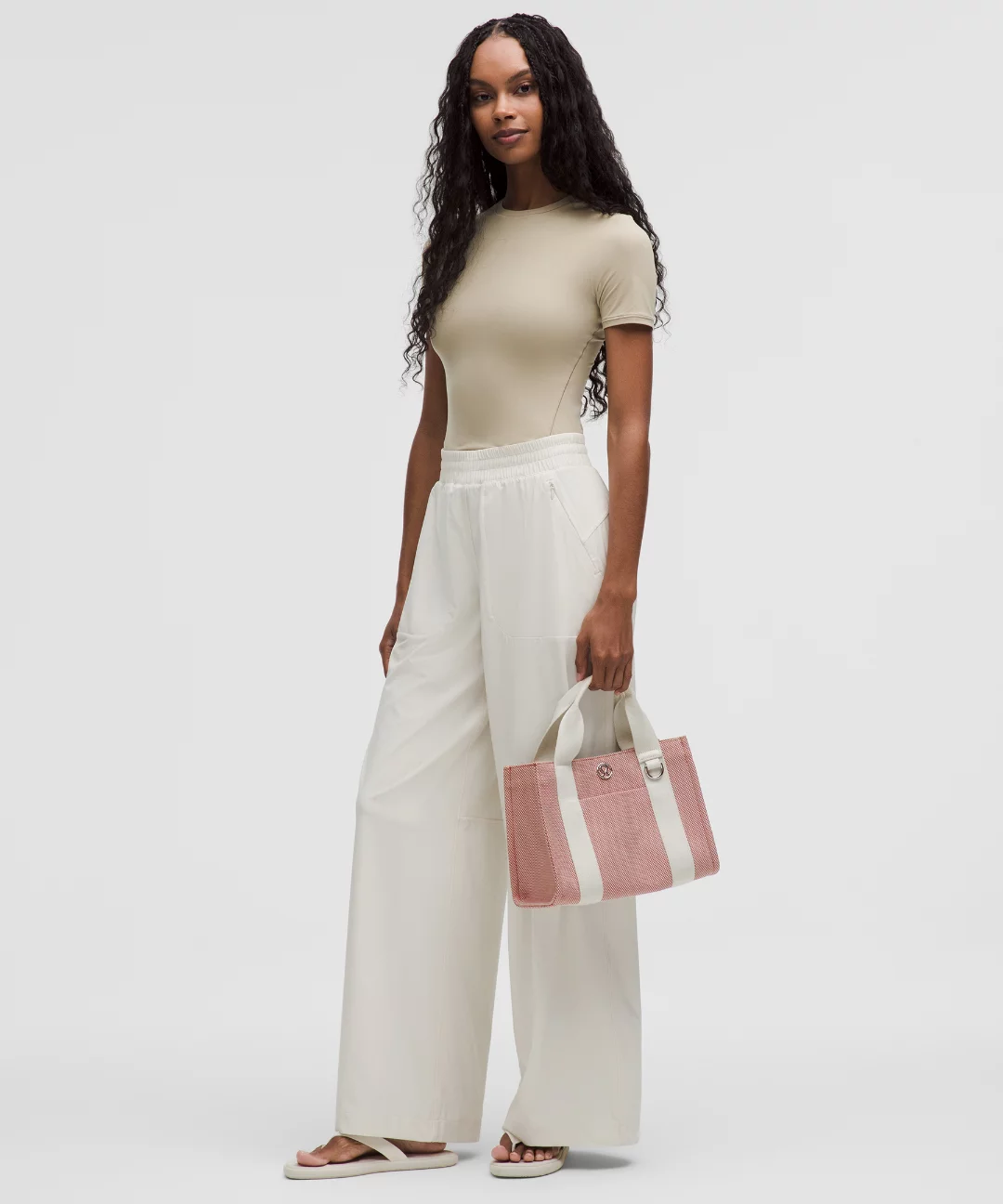 Two-Tone Canvas Mini Tote Bag 4.5L