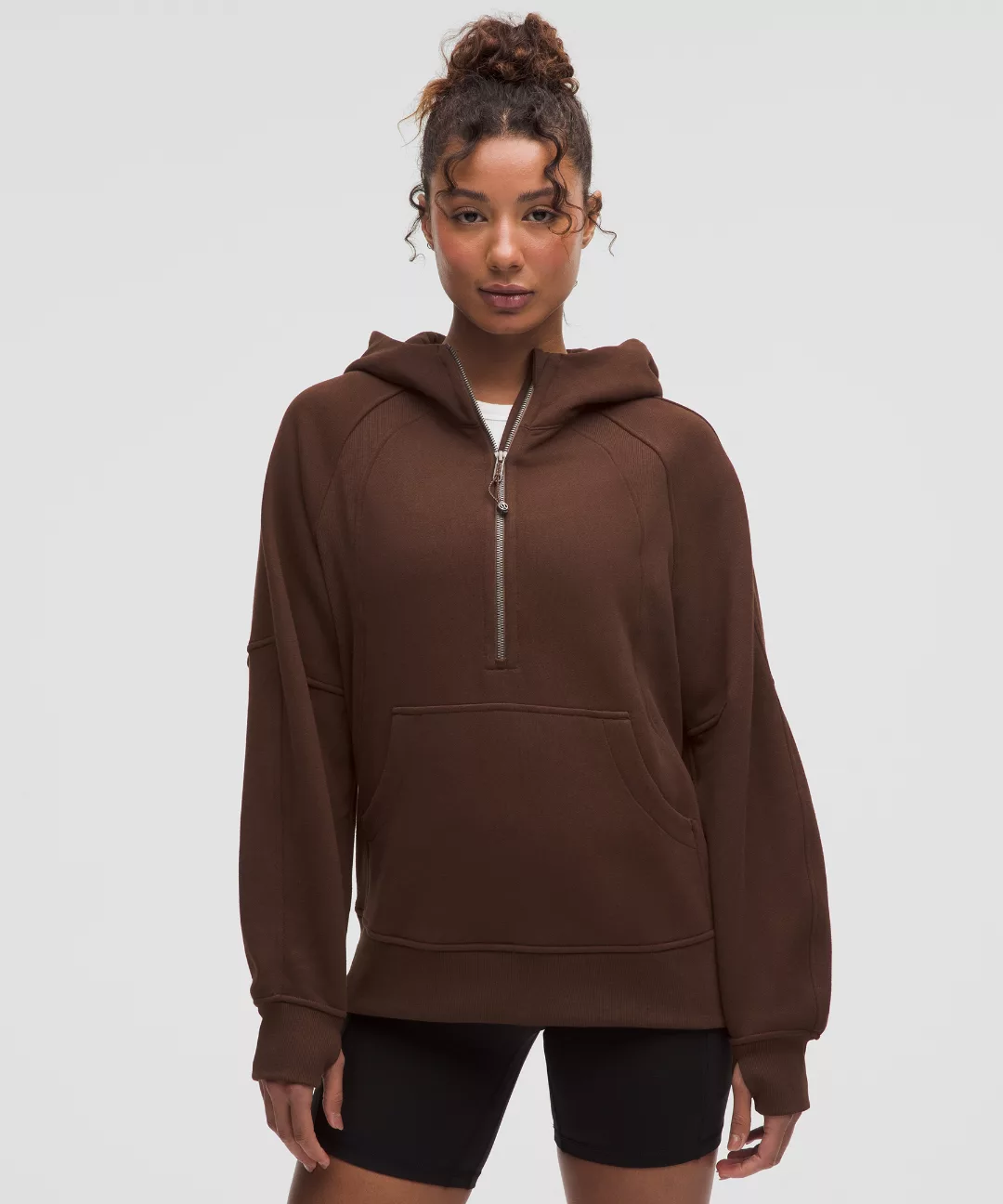 Scuba Oversized Half-Zip Hoodie *Long