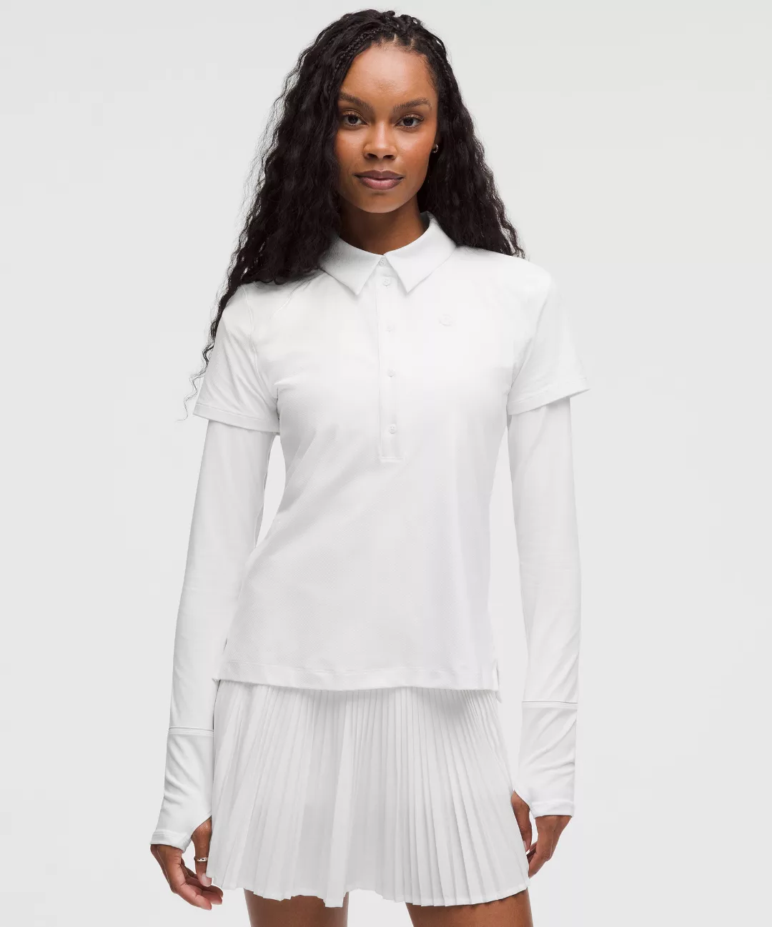 Quick-Dry Short-Sleeve Polo Shirt *Straight Hem