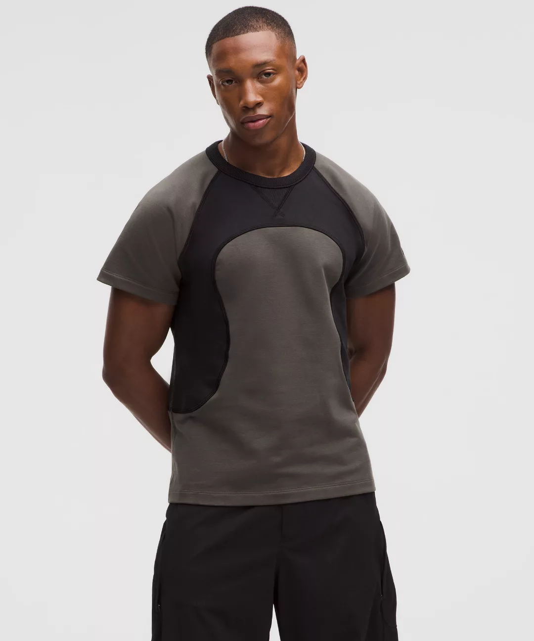 French Terry Tight-Fit T-Shirt *SLNSH Collection