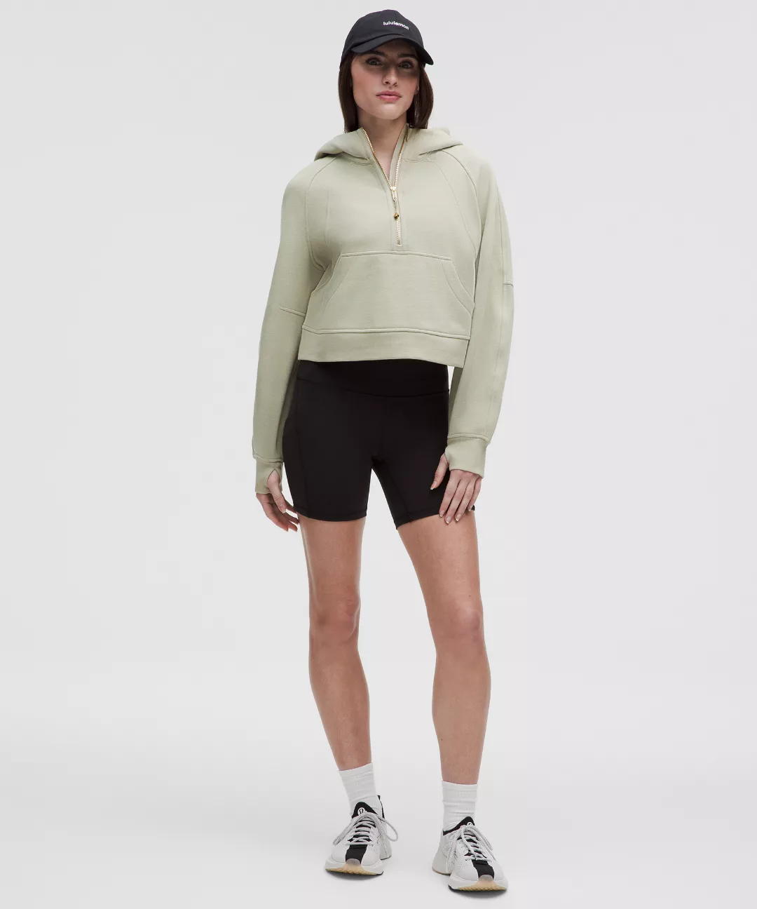 Scuba Oversized Half-Zip Hoodie