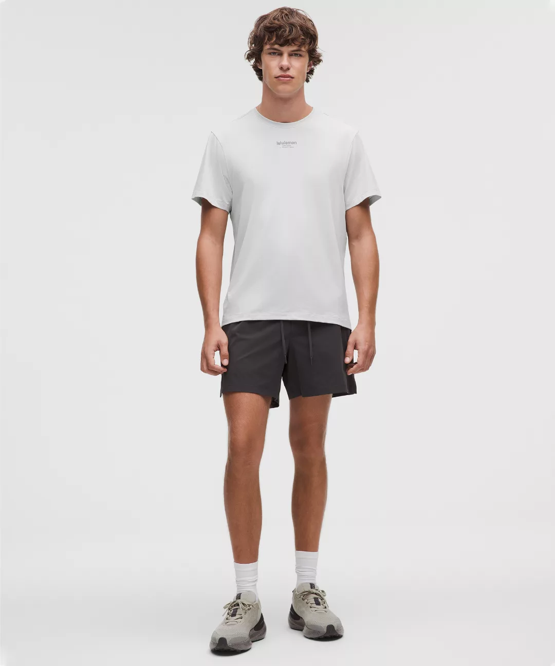 Lightweight Knit Workout Short-Sleeve Shirt