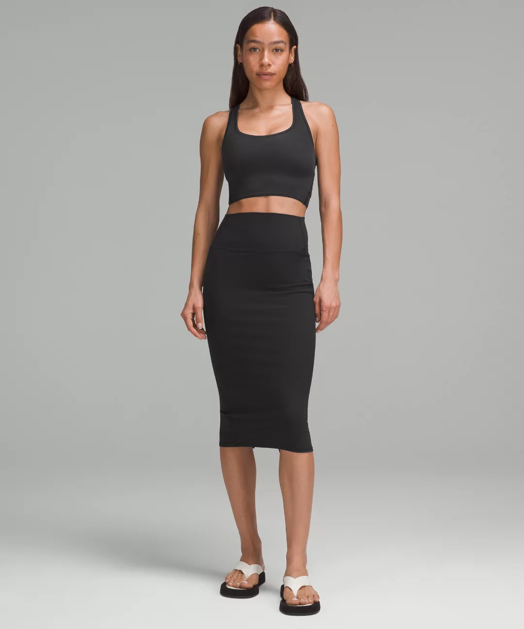 Nulu Slim-Fit High-Rise Skirt