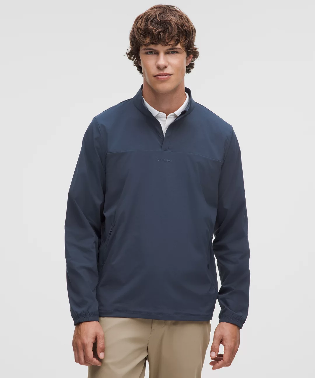 Windproof Golf Pullover Quarter-Zip Jacket