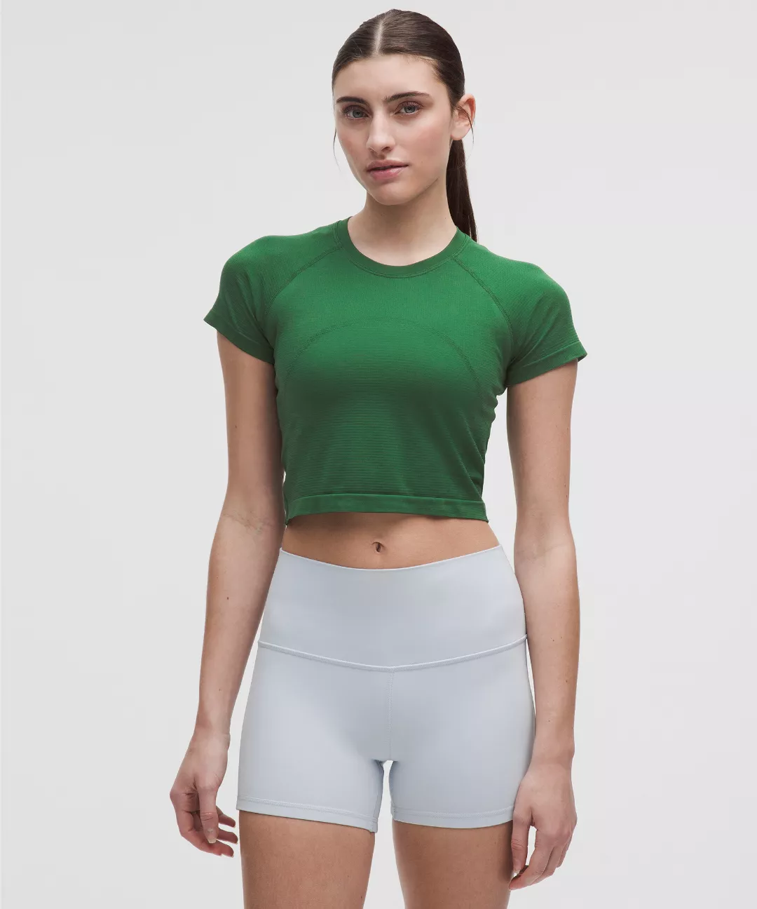 Swiftly Tech Cropped Short-Sleeve Shirt 2.0