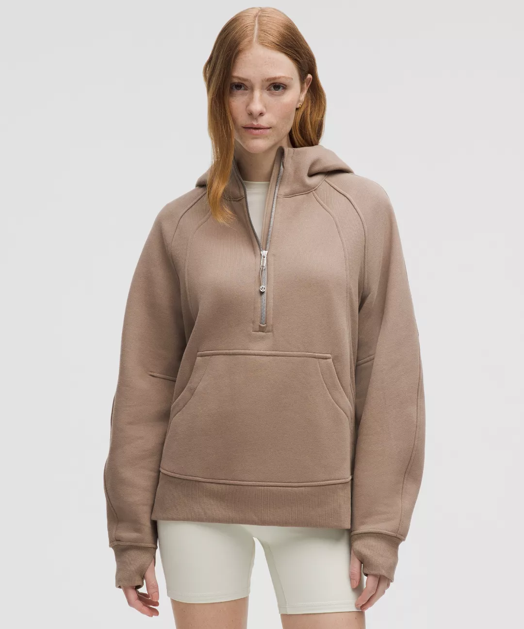 Scuba Oversized Half-Zip Hoodie *Long