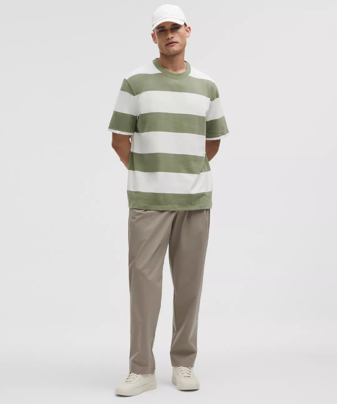 Heavyweight Cotton Jersey T-Shirt *Stripe
