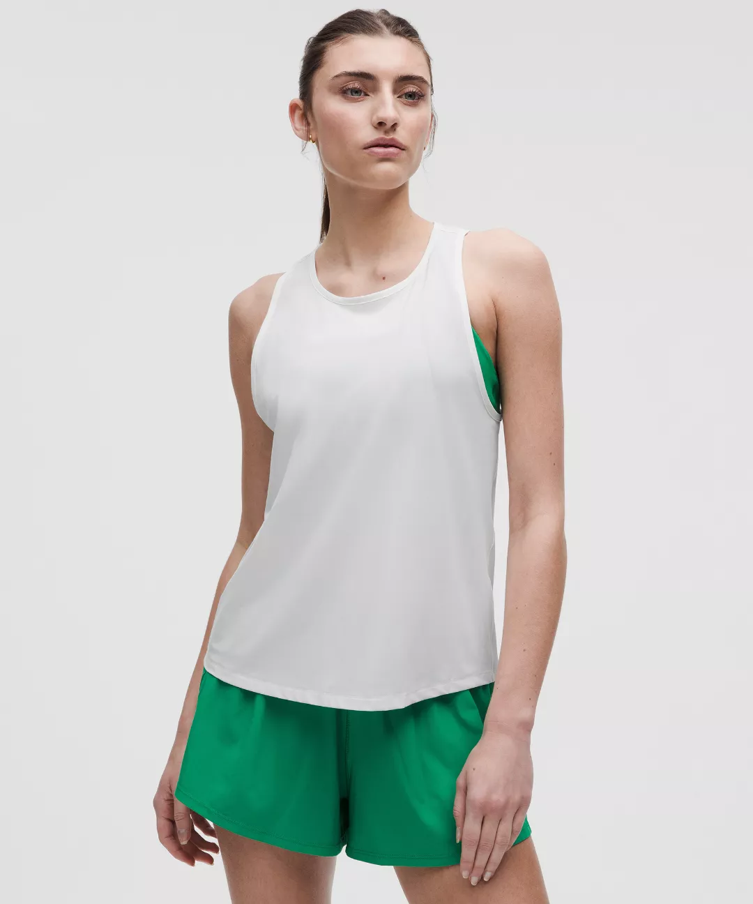 Ruched Racerback Tank Top