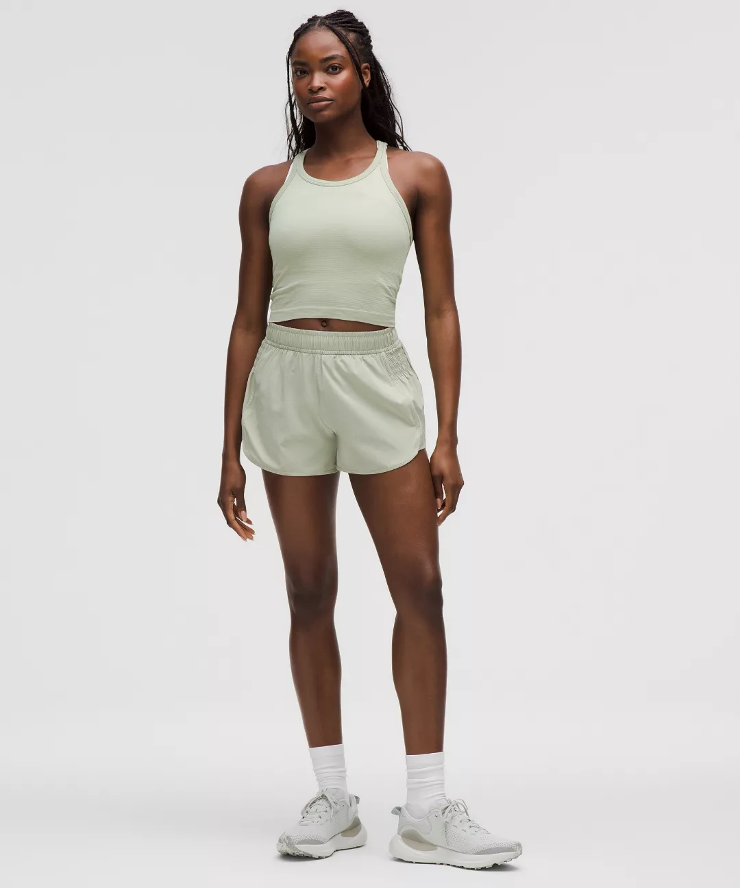 Swiftly Tech Cropped Racerback Tank Top 2.0