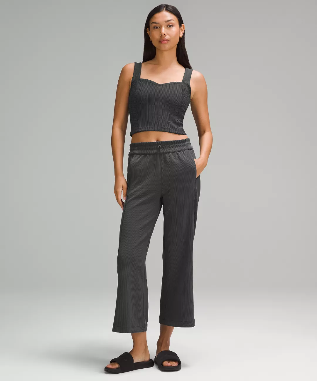 Ribbed Softstreme Sweetheart Tank Top
