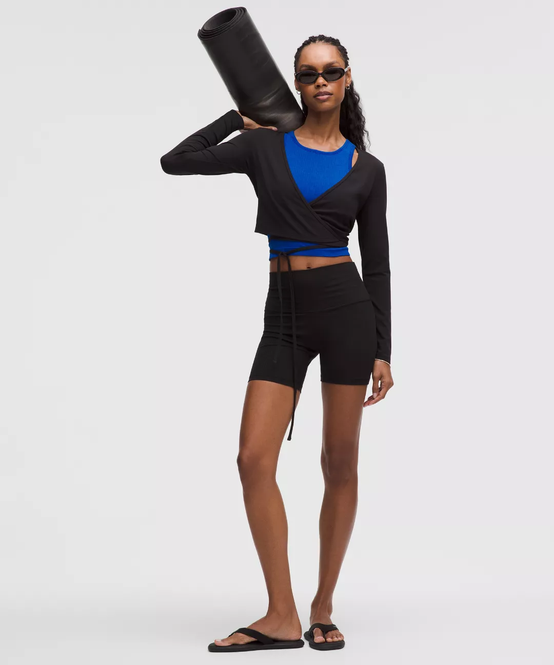 Ebb to Street Cropped Racerback Tank Top *Light Support, B/C Cup