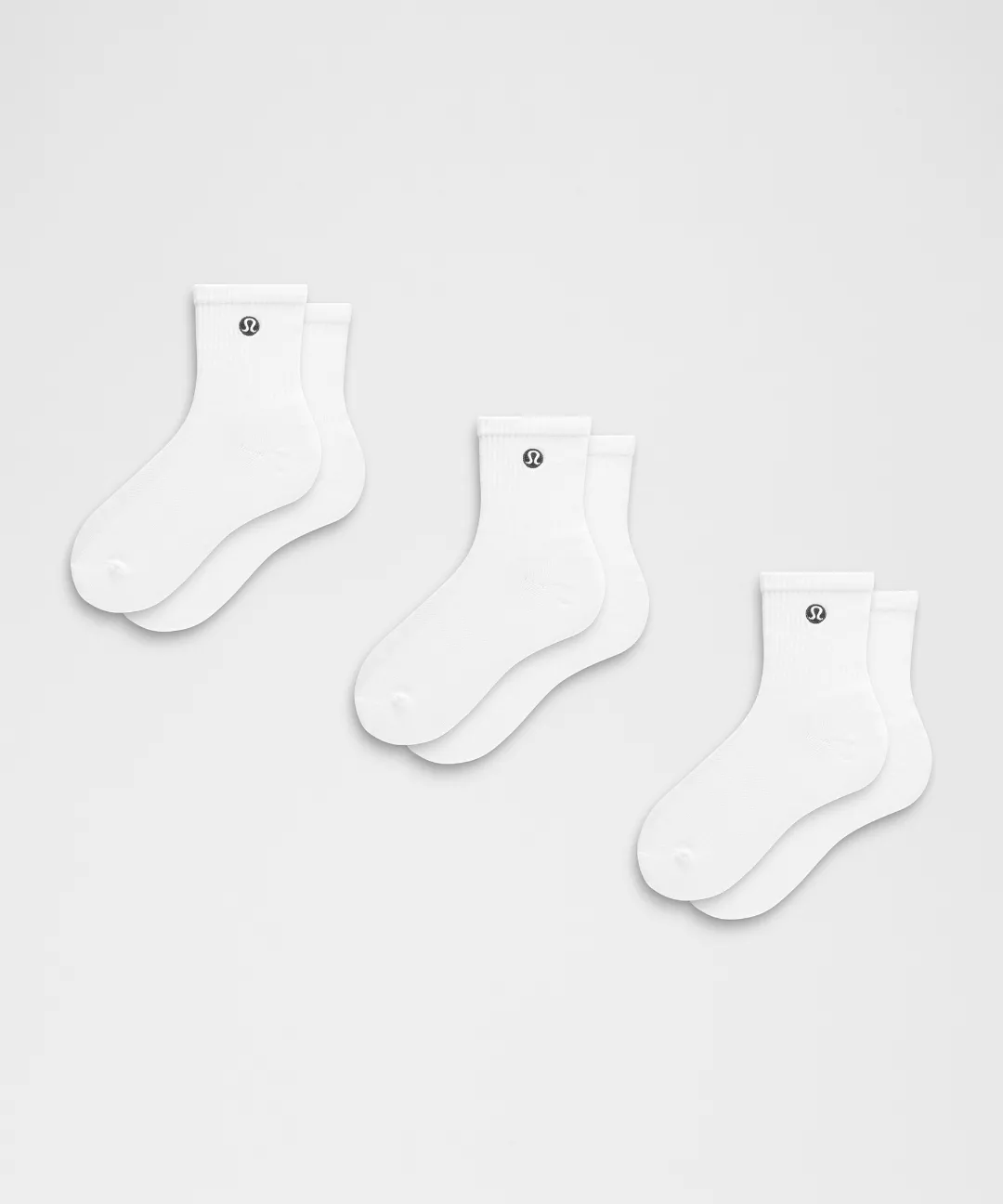 Unisex Daily Essential Quarter Socks *3 Pack