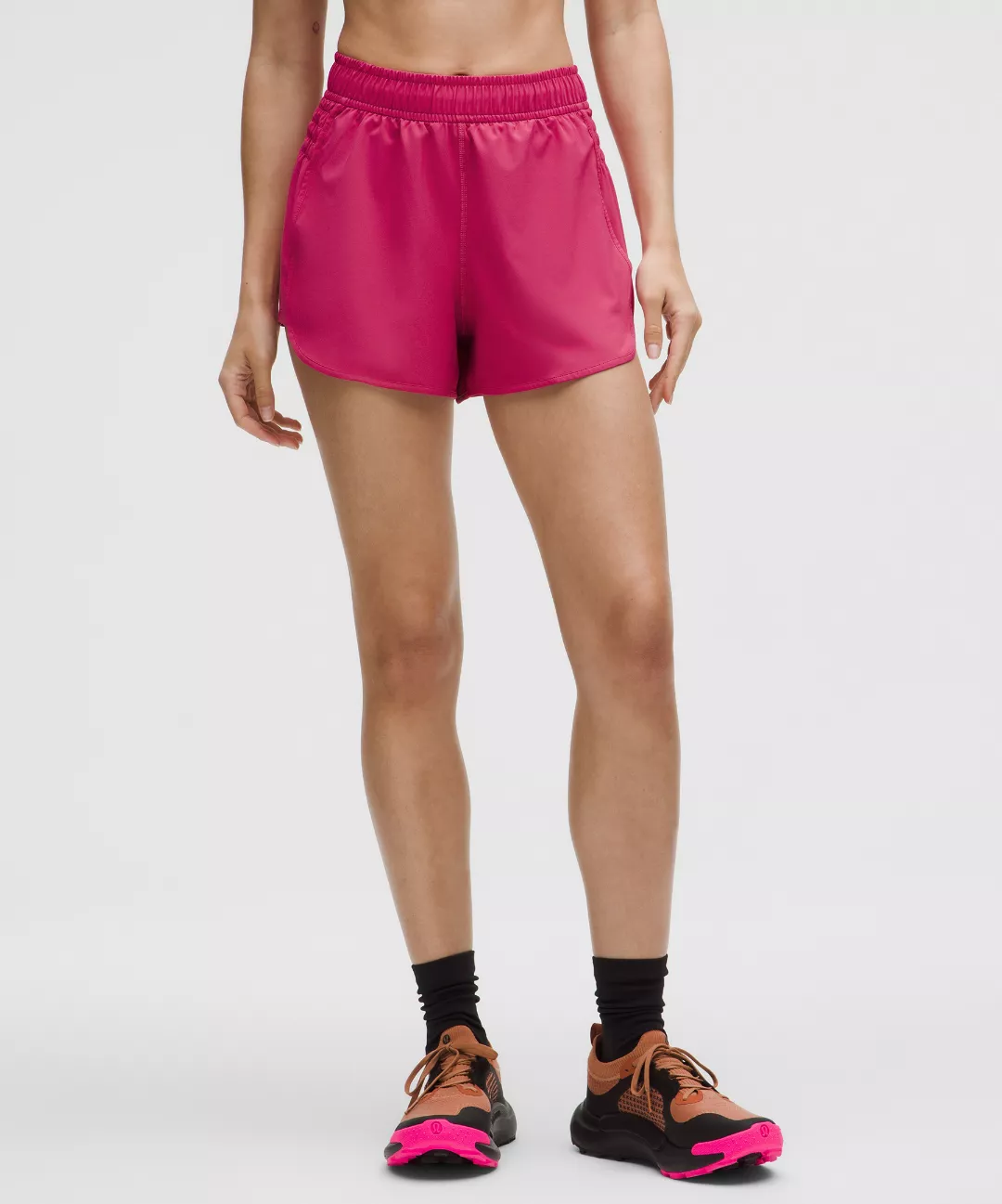 Ruched-Side High-Rise Short 3"