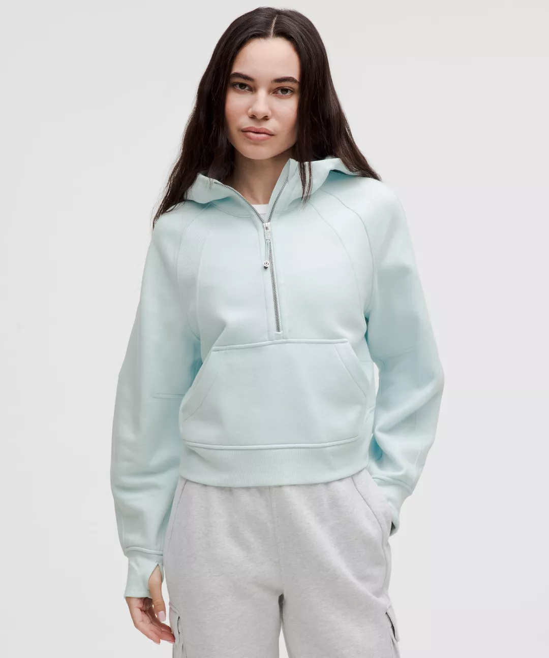 Scuba Oversized Half-Zip Hoodie