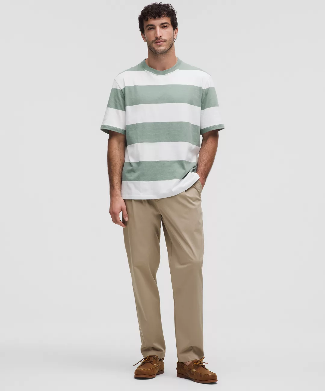Heavyweight Cotton Jersey T-Shirt *Stripe